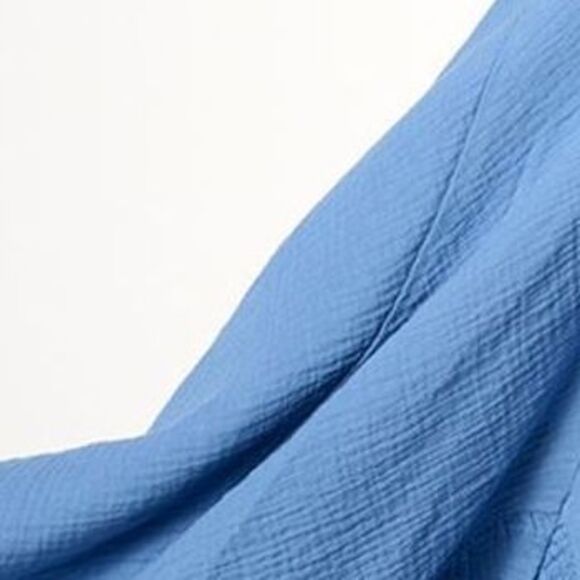 Studio Park Women's Dress Sz L Reg Convertible Skirt Blue A638746 - Picture 2 of 4